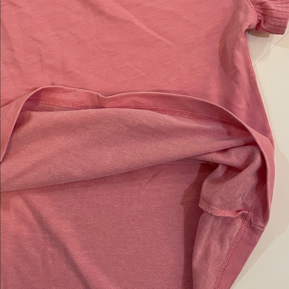 Pink Ruffle Sleeve Top Size S - Picture 2 of 3